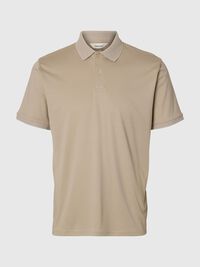 MANCHES COURTES POLO, Oatmeal, highres