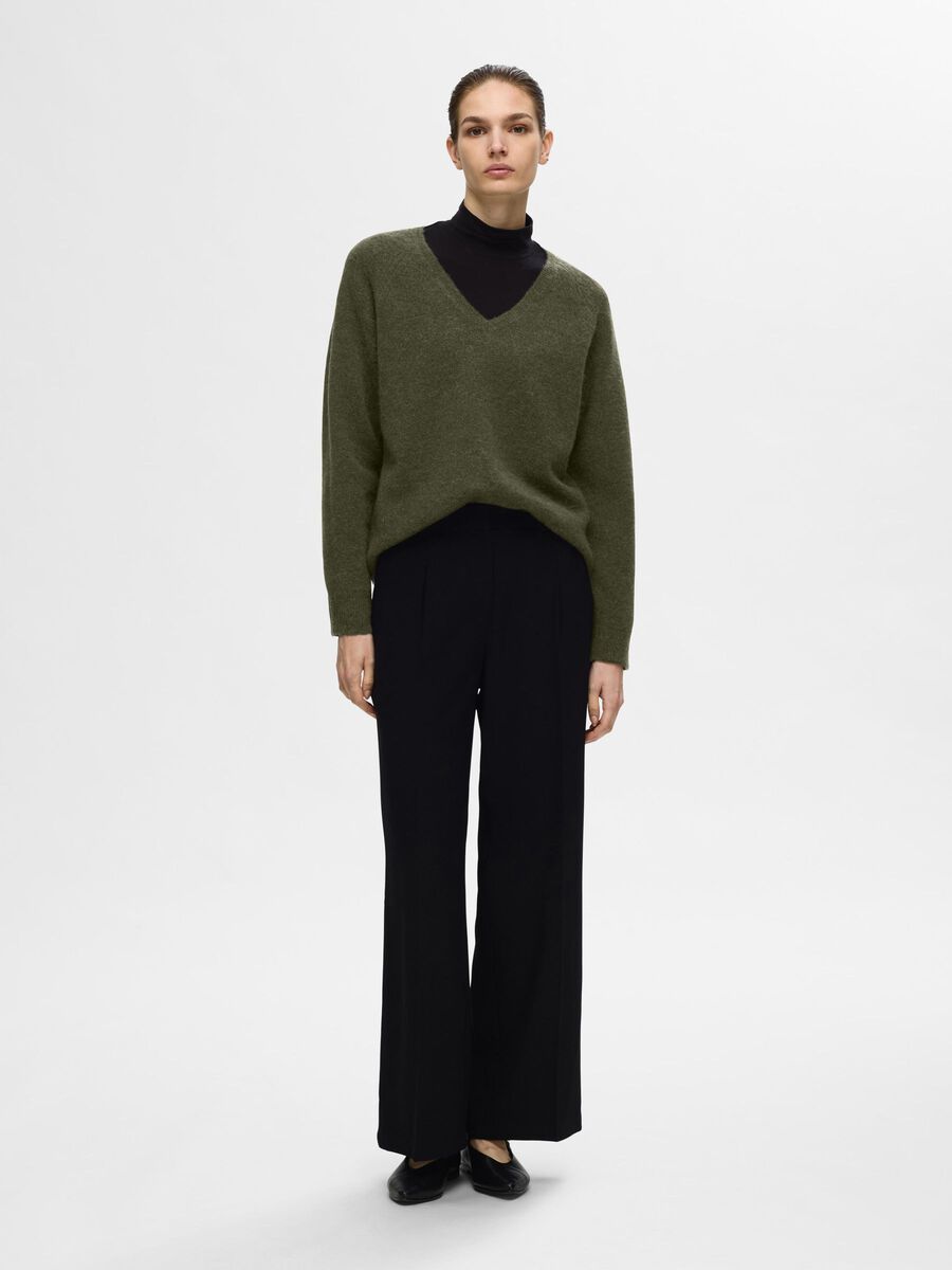 Selected WOOL BLEND V NECK PULLOVER, Kalamata, highres - 16094268_Kalamata_1113603_005.jpg