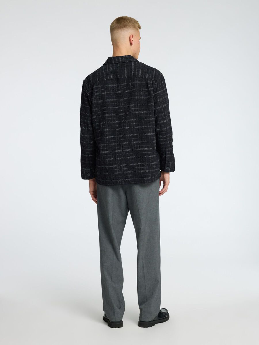 Selected ZIPPED OVERSHIRT, Black, highres - 16097193_Black_1171106_004.jpg