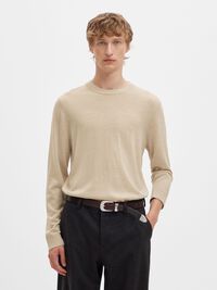 PULLOVER, Oatmeal, highres