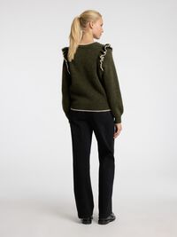 FRILLED PULLOVER, Kalamata, highres