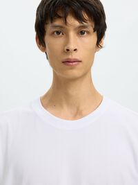 COTTON REGULAR FIT T-SHIRT, Bright White, highres