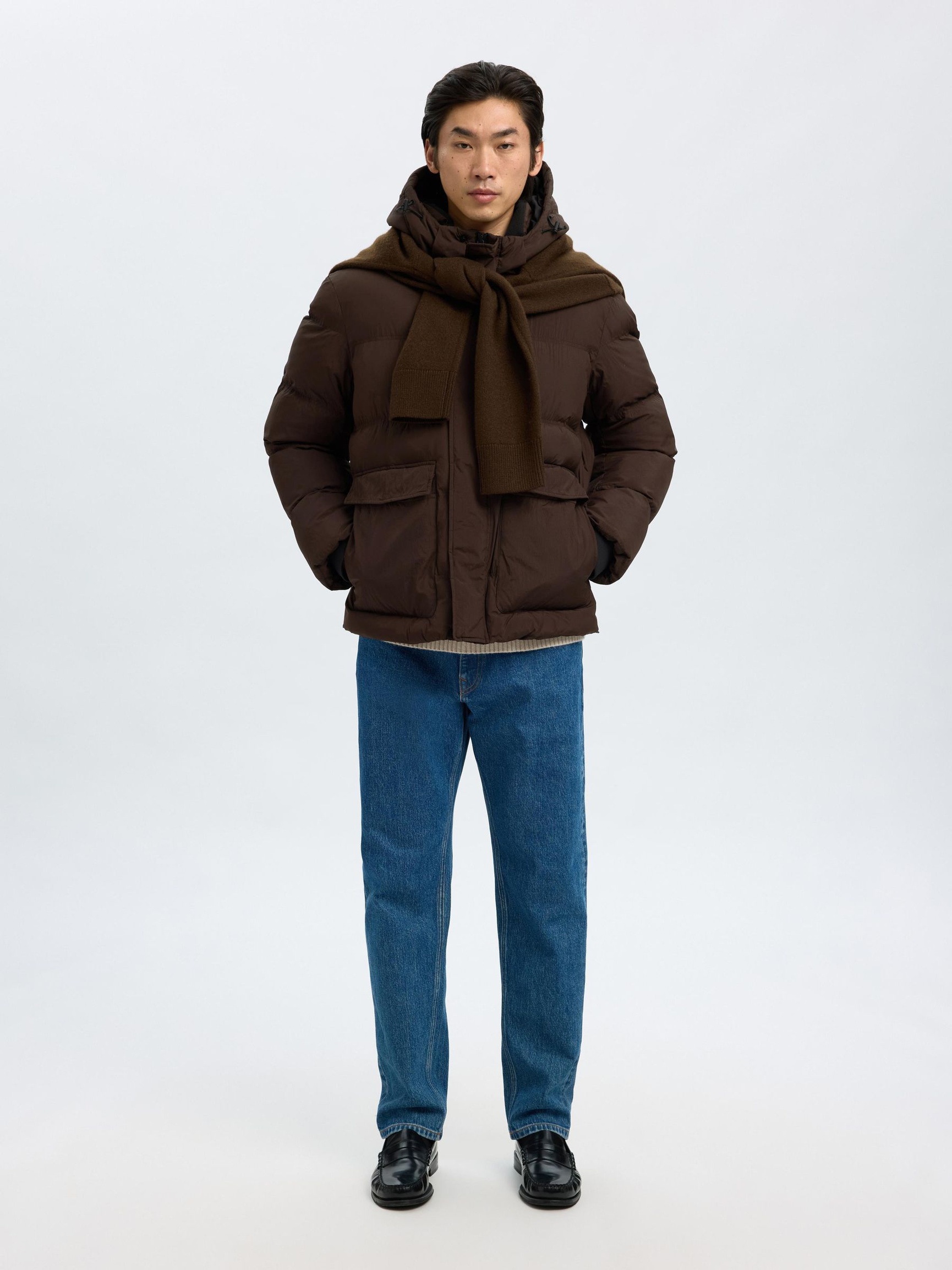 PADDED PUFFER JACKET, Delicioso, highres