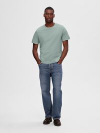 3-PACK COTTON T-SHIRT, Light Grey Melange, highres