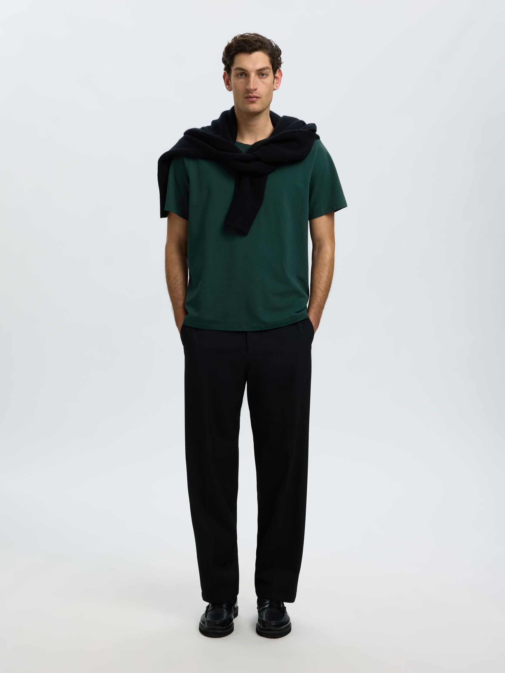 COTTON REGULAR FIT T-SHIRT, Pine Grove, highres