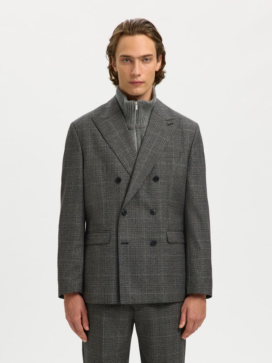 Product tile image - 100% WOLL ZWEIREIHIGER BLAZER, Grey | 16100189_Grey_1238803