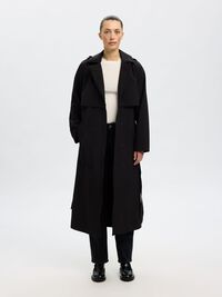 TECHNICAL  TRENCHCOAT, Black, highres