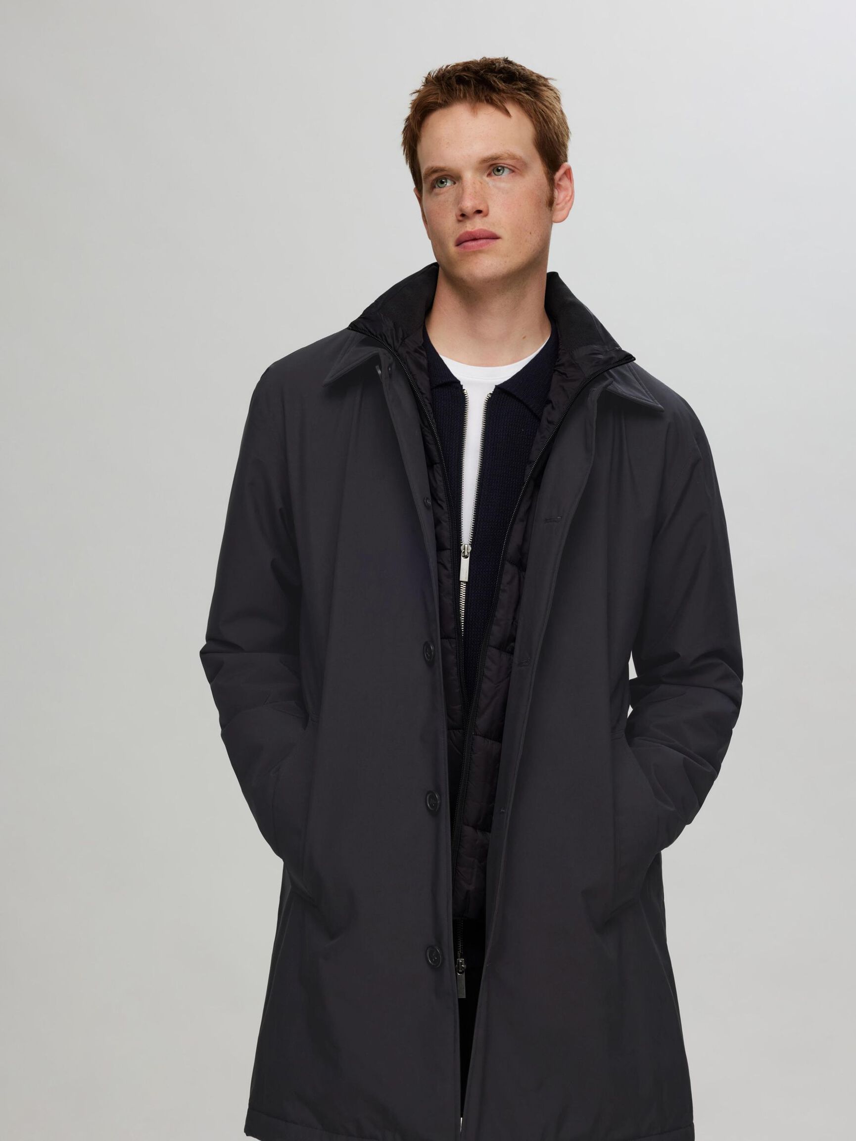 PADDED 2-IN-1 COAT, Black, highres