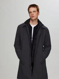POLSTRET 2-I-1 FRAKKE, Black, highres
