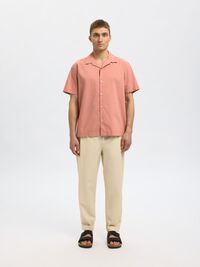 100% COTTON SHORT SLEEVED SHIRT, Rose Dawn, highres