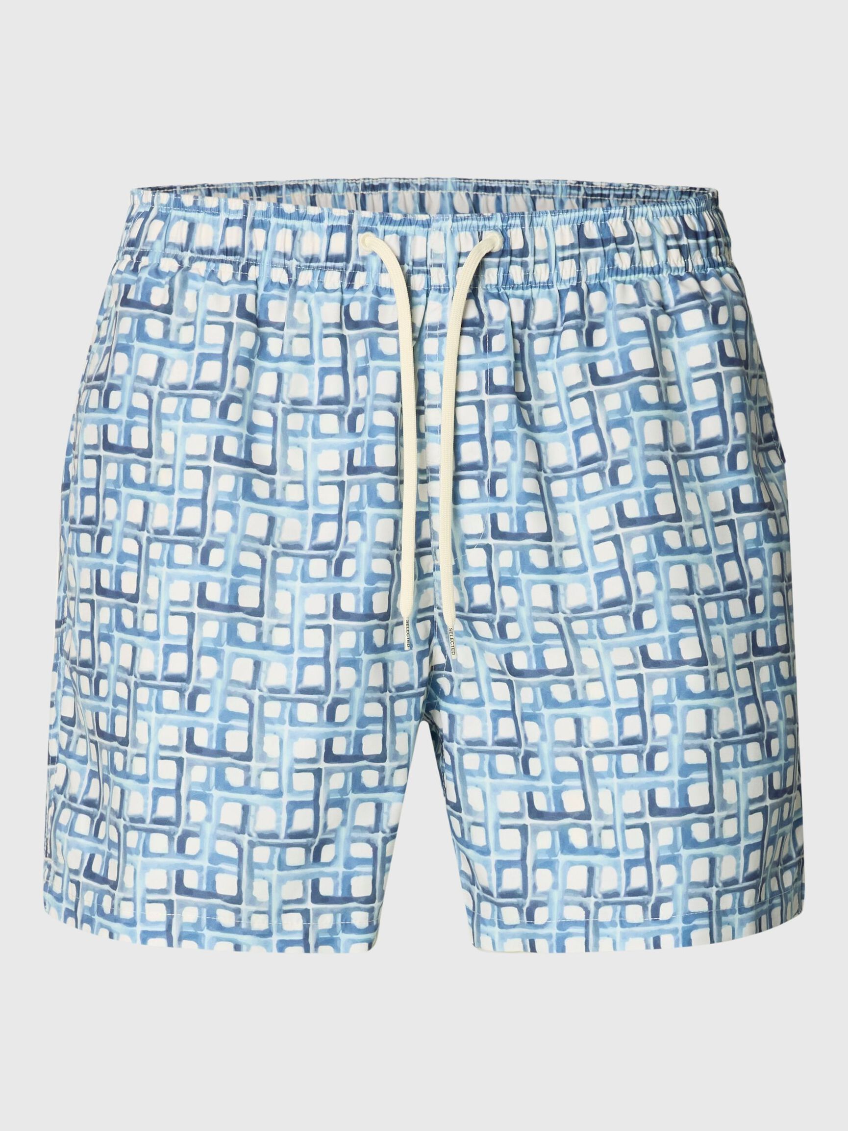 TRYCK BADSHORTS, Dusty Blue, highres