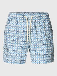 TRYCK BADSHORTS, Dusty Blue, highres
