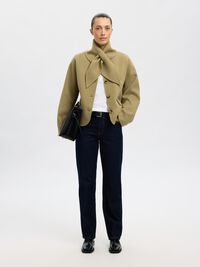 WOLLMIX JACKE, Slate Green, highres