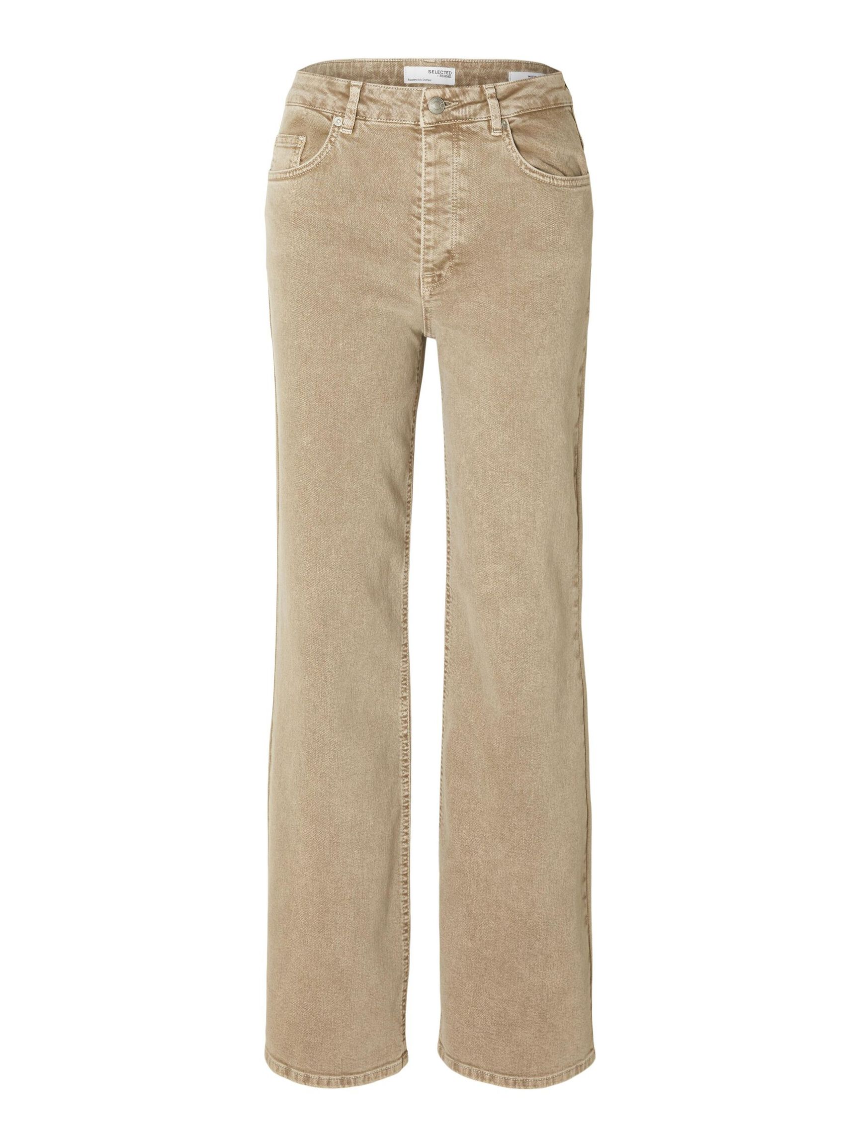 WIDE FIT -FARKUT, Beige Denim, highres
