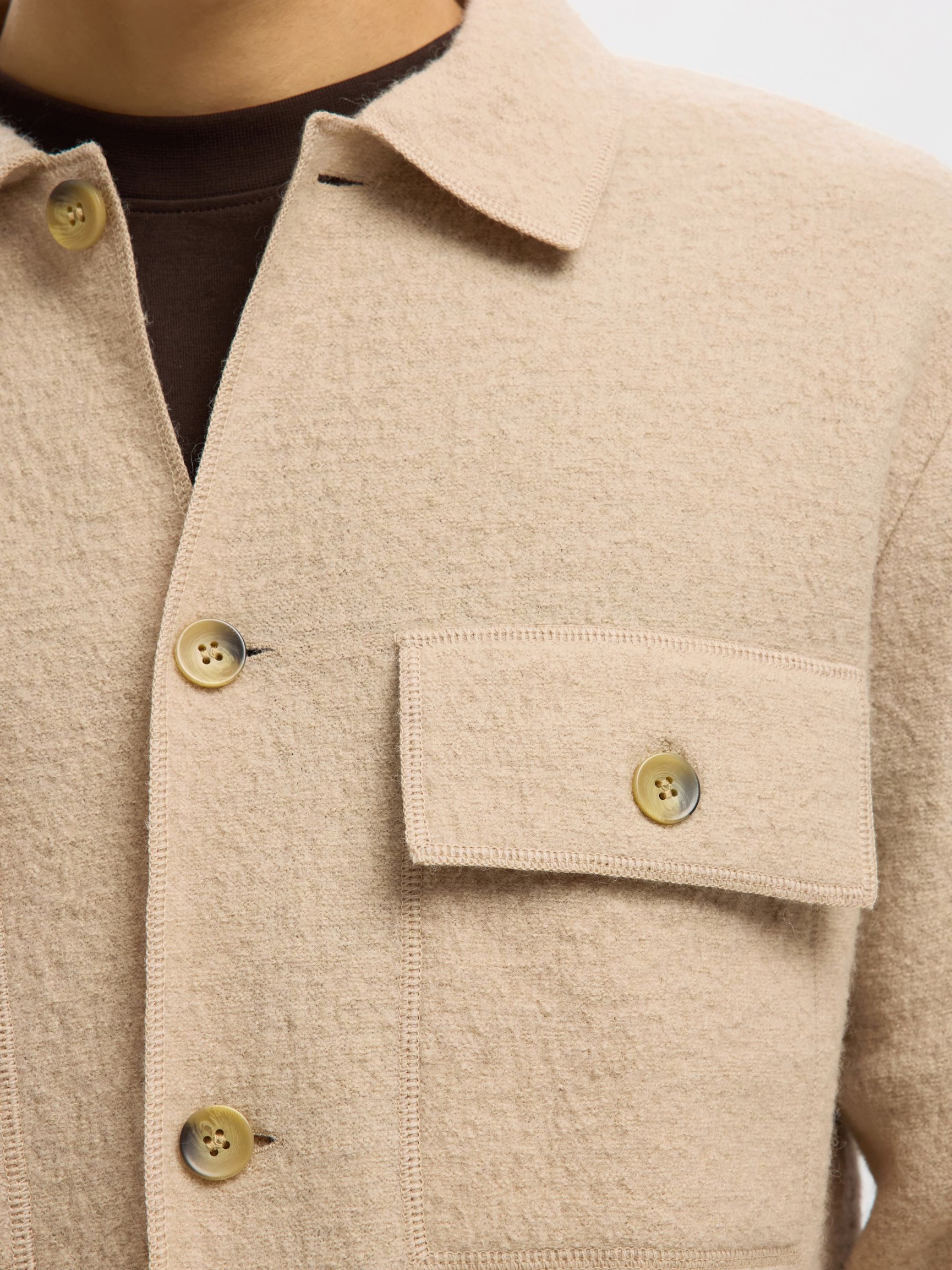 100% WOOL CARDIGAN, Pure Cashmere, highres