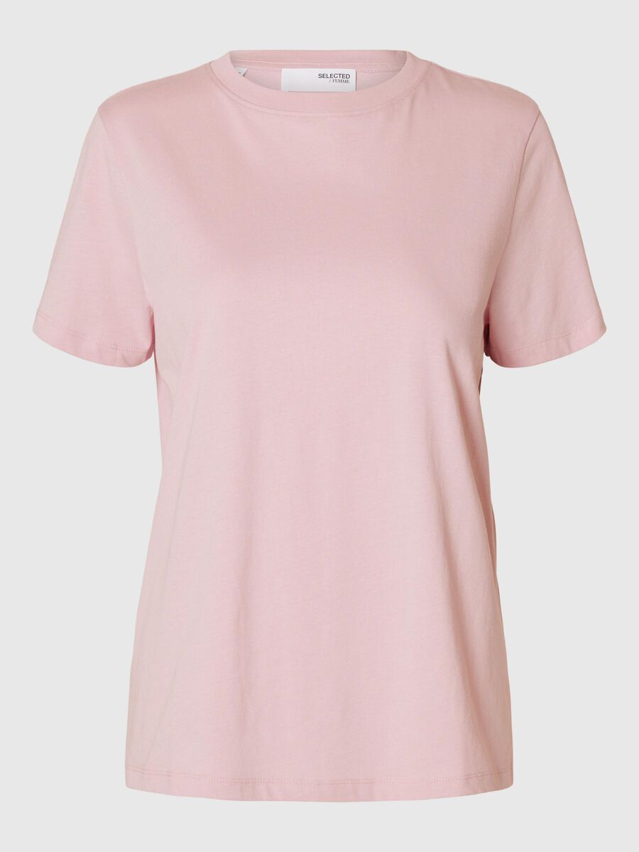 Selected KLASSISCHES T-SHIRT, Bleached Mauve, highres - 16089123_BleachedMauve_001.jpg