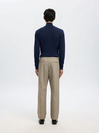 196 STRAIGHT FIT TROUSERS, Sand, highres