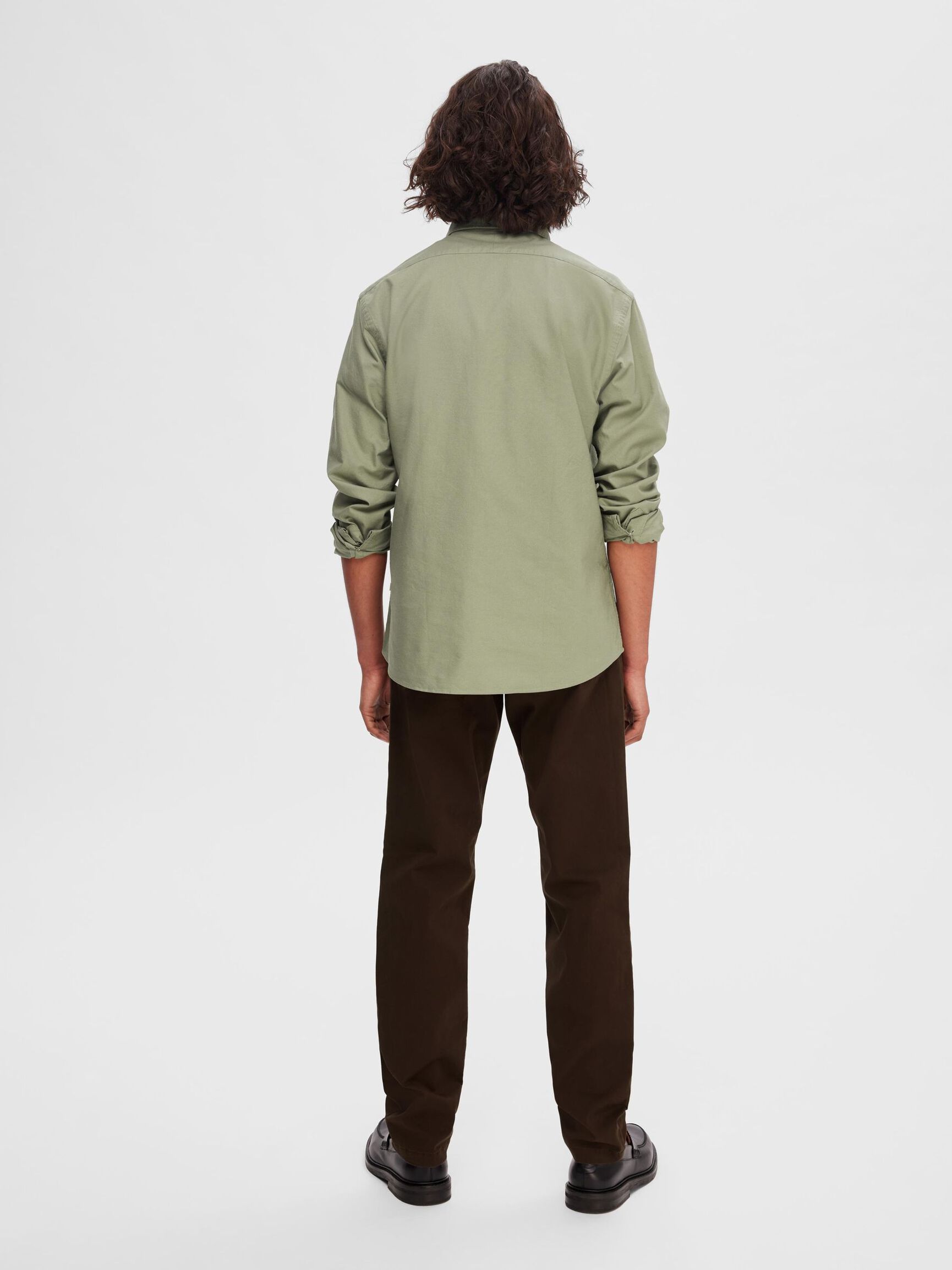 OXFORD CHEMISE, Vetiver, highres
