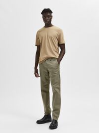 175 SLIM FIT FLEX CHINO, Ermine, highres