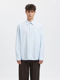 RELAXED FIT HEMD, Cashmere Blue, highres