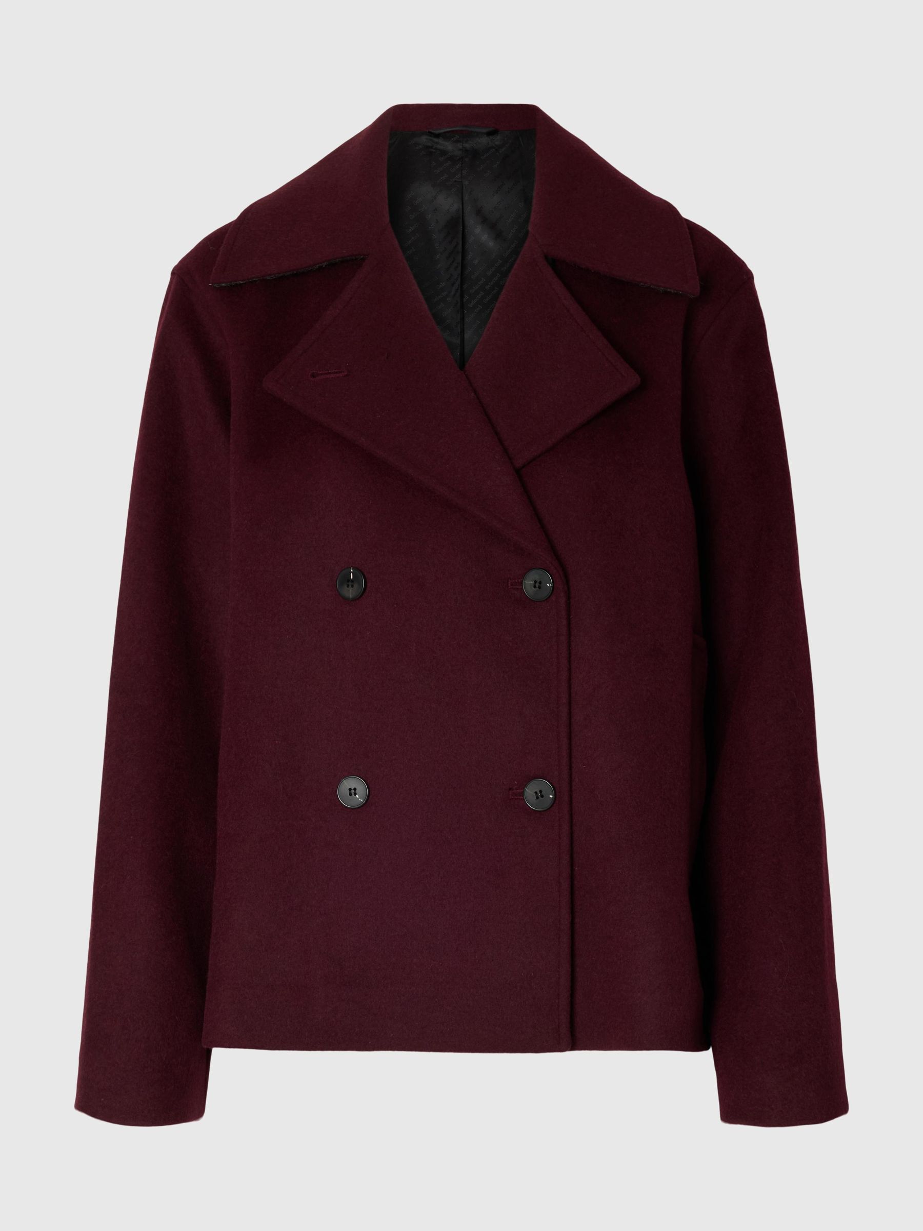 WOOL BLEND JACKET, Fig, highres
