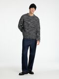 Selected STRUCTURED WOOL BLEND PULLOVER, Black, highres - 16094588_Black_1121538_005.jpg