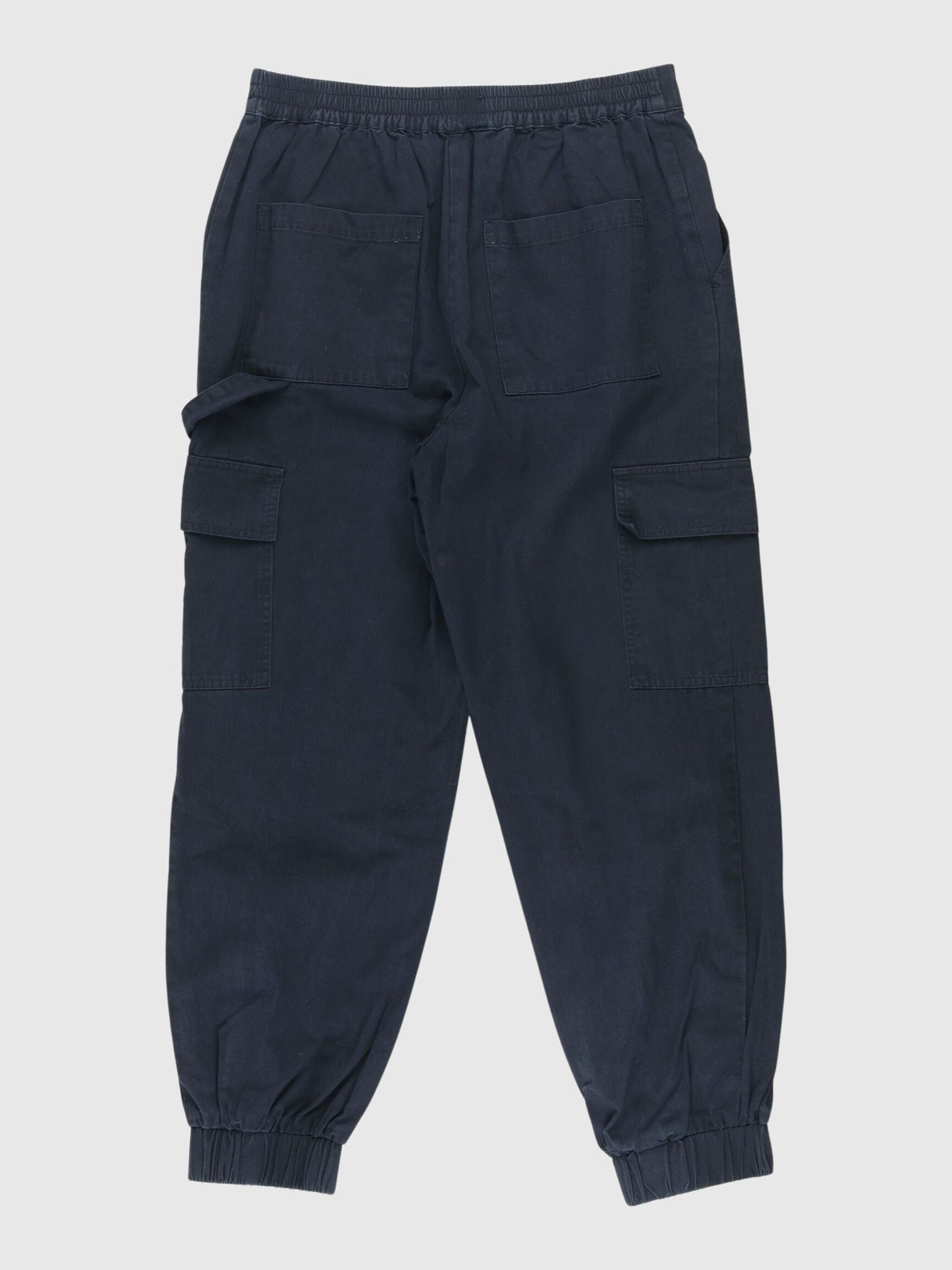 RELAXED CARGO TROUSERS, Black, highres