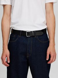 CUIR CEINTURE, Black, highres
