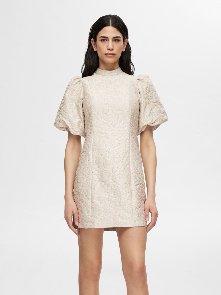 Selected PATTERNED MINI DRESS, Humus, highres - 16095966_Humus_003.jpg