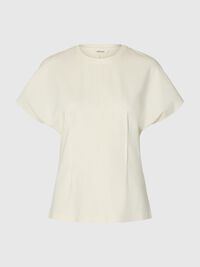 FITTED T-SHIRT, Egret, highres