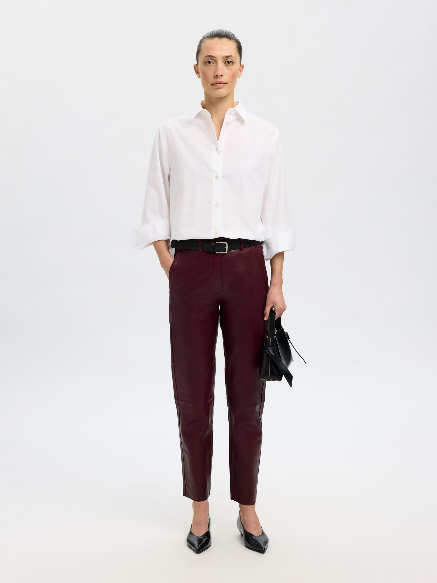 TAPERED LEDERHOSE, Fig, highres