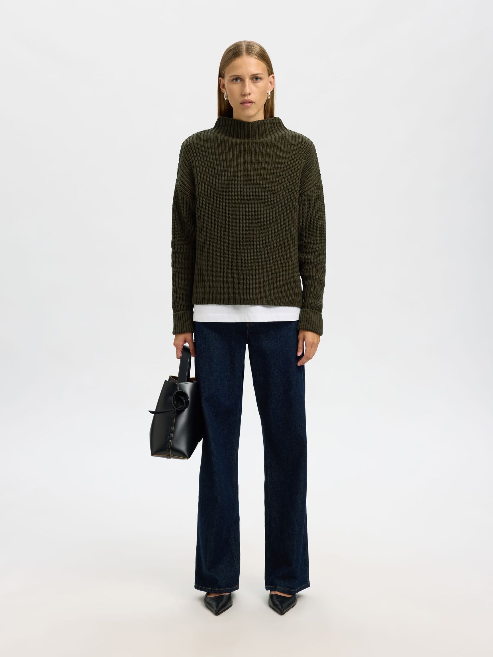 OVERSIZED JUMPER, Deep Depths, highres
