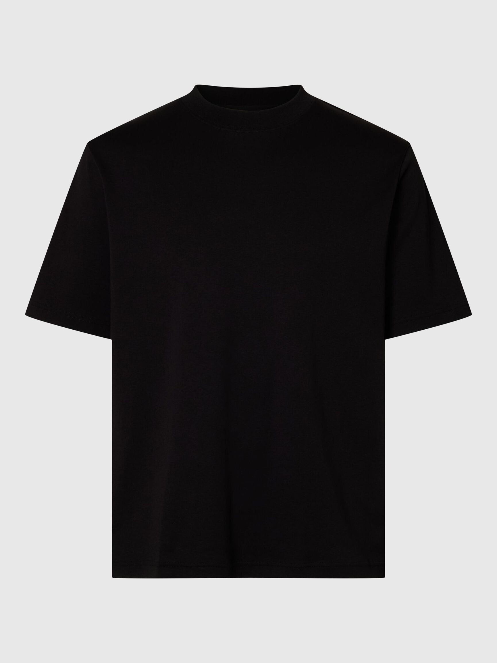 RELAXED FIT T-SHIRT, Black, highres