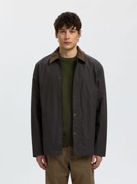 WAXED COTTON JACKET, Delicioso, highres