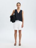 Selected BRODERIE ANGLAISE HIGH WAISTED SHORTS, Bright White, highres - 16097773_BrightWhite_008.jpg