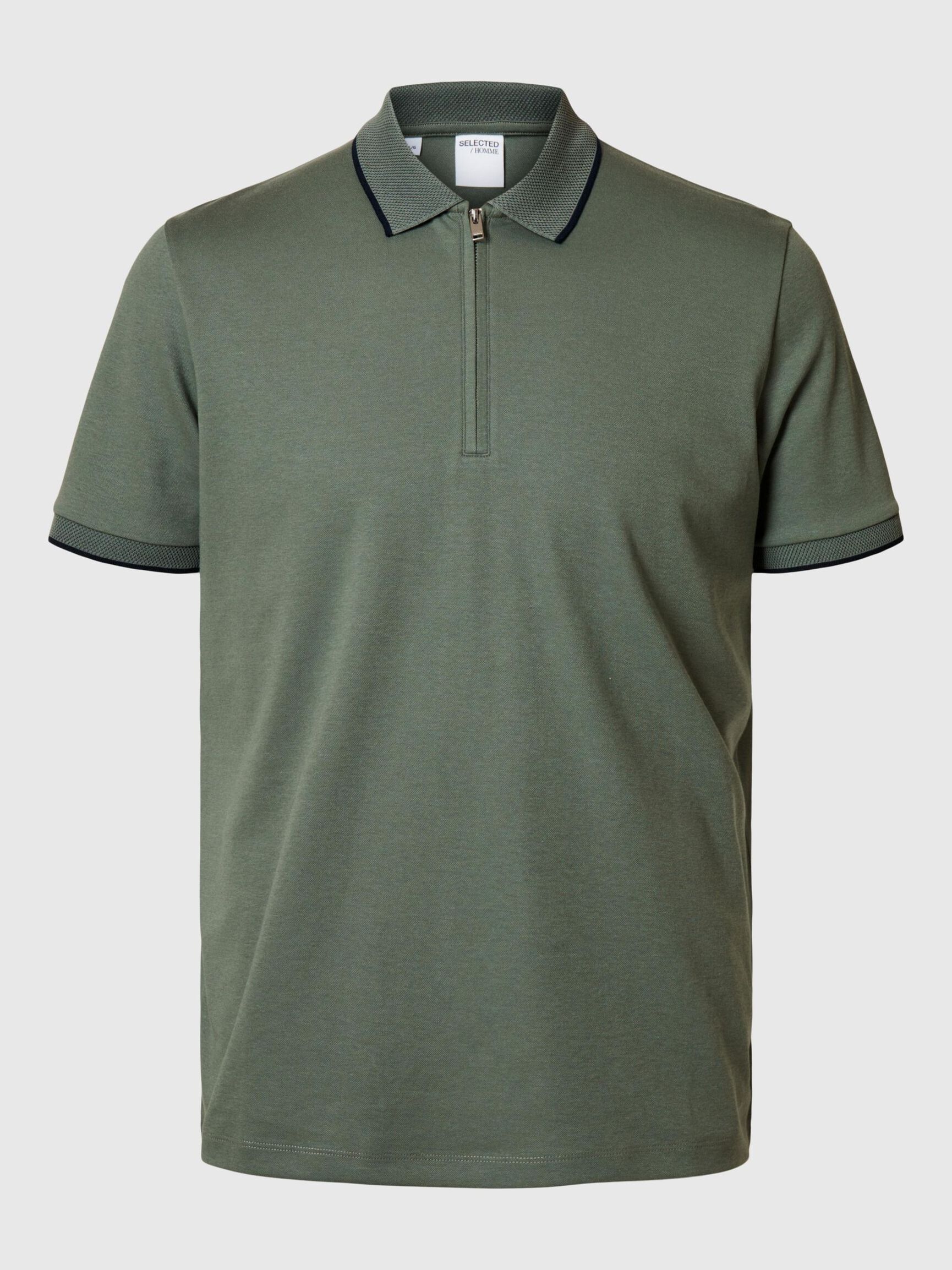 SHORT SLEEVED POLO SHIRT, Agave Green, highres