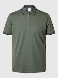 SHORT SLEEVED POLO SHIRT, Agave Green, highres