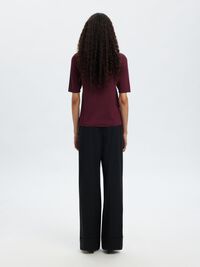 GLITTER KNITTED TOP, Fig, highres