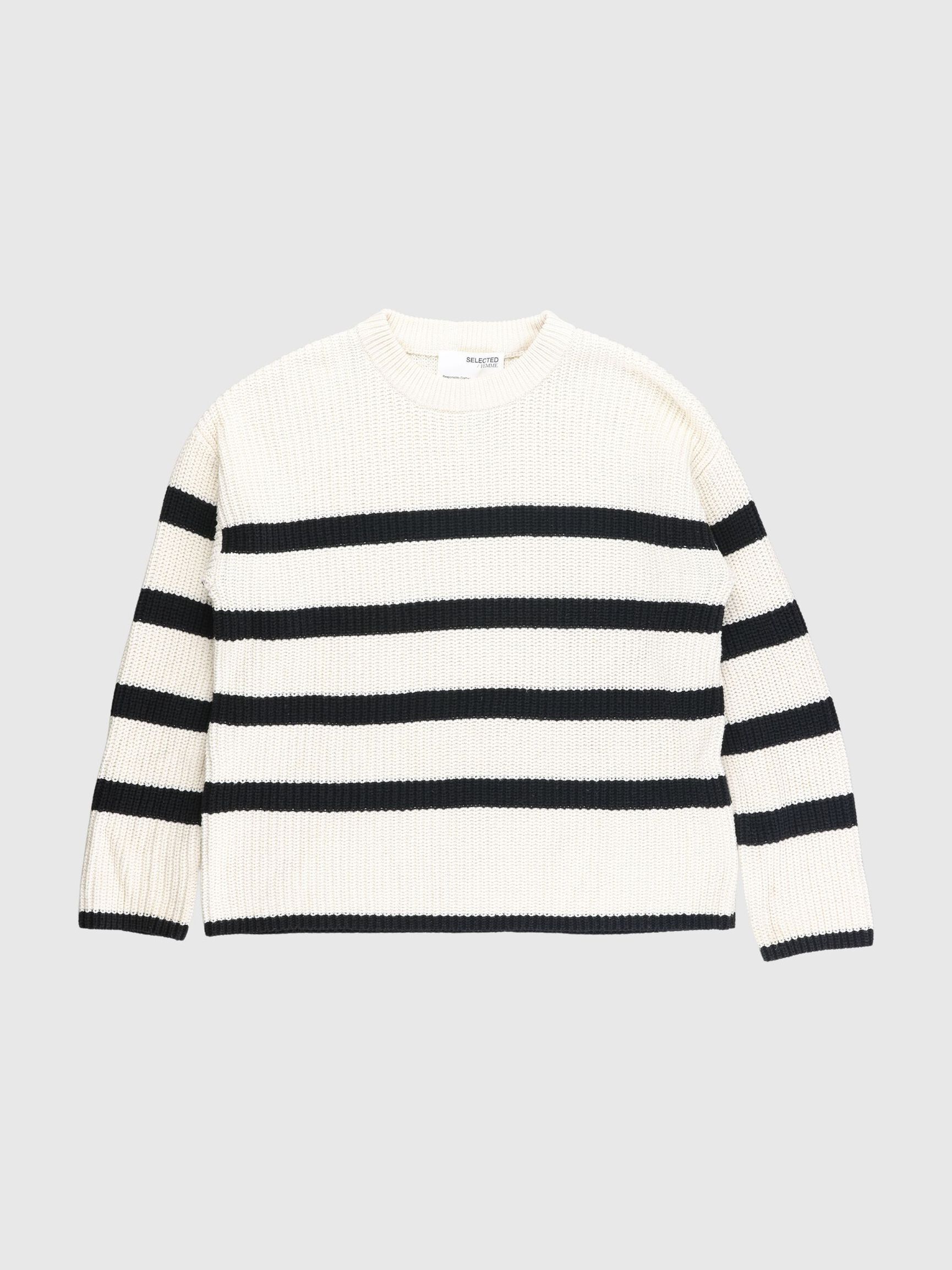 GESTREIFTER STRICKPULLOVER, Snow White, highres