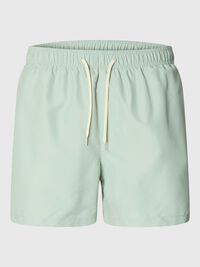 KLASSISCHE BADESHORTS, Aqua Gray, highres