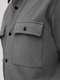KLASSISCHES OVERSHIRT, Granite Grey, highres