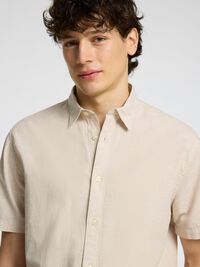 KLASSISK KORTÆRMET SKJORTE, Pure Cashmere, highres