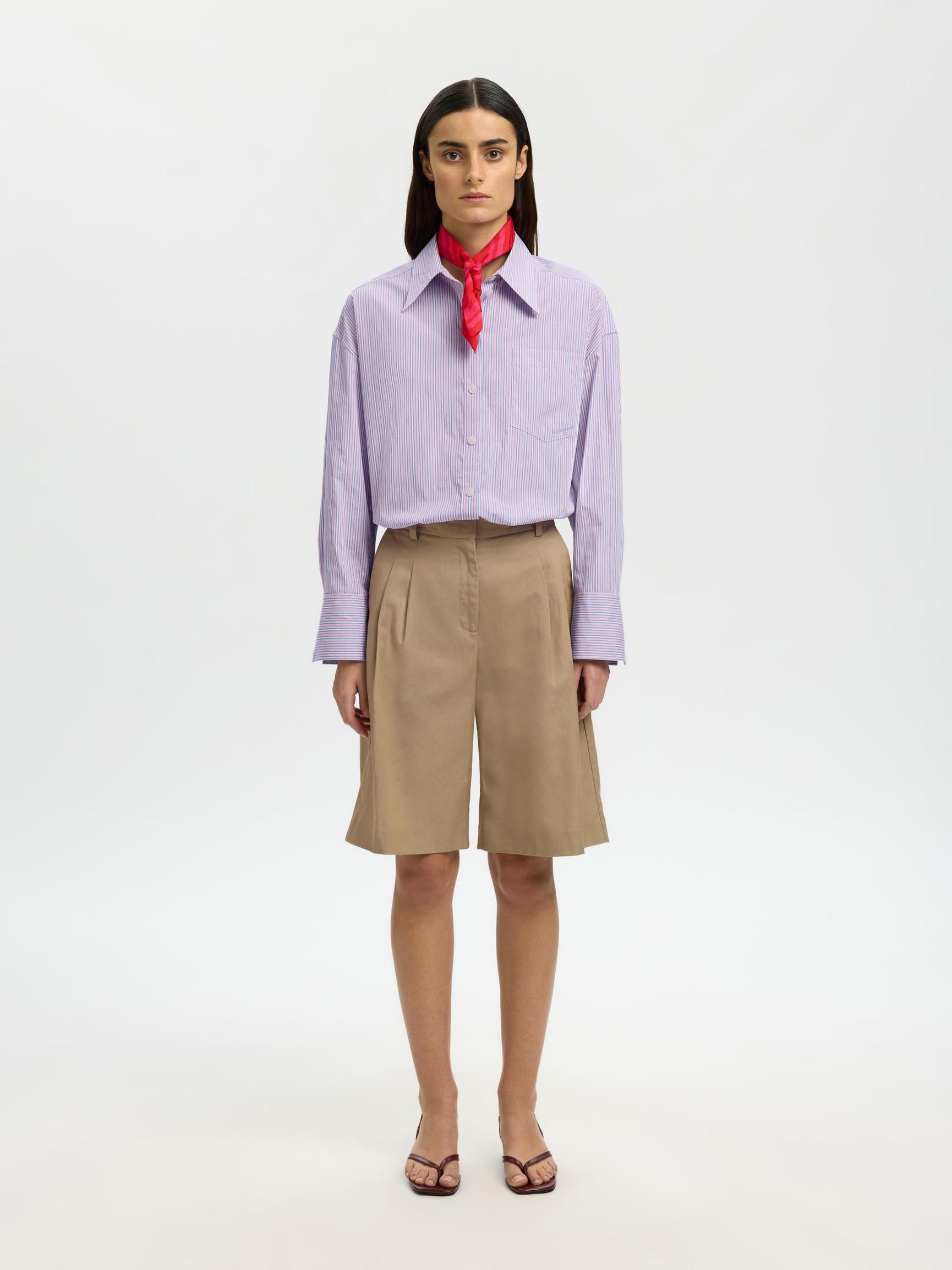 OVERSIZED SKJORTE, Fresh Pink, highres