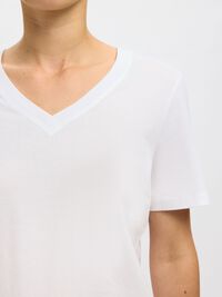 CLASSIC V-NECK T-SHIRT, Bright White, highres
