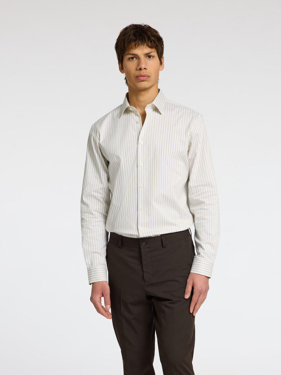 Selected SLIM FIT HEMD, Sand, highres - 16092939_Sand_1123756_003.jpg