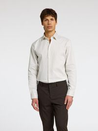 SLIM FIT SKJORTE, Sand, highres
