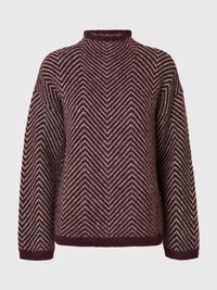 HERRINGBONE WOOL BLEND JUMPER, Fig, highres