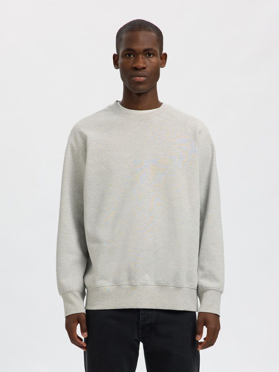 Product tile image - RELAXED FIT SWEATSHIRT, Light Grey Melange | 16098566_LightGreyMelange