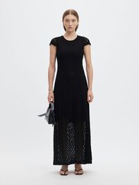 VESTITO LUNGO, Black, highres