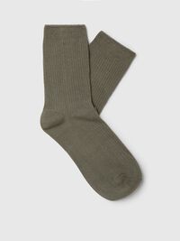 BASIQUE CÔTELÉ CHAUSSETTES, Vetiver, highres